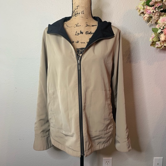 1 Madison Reversible Zippered Parka Jacket - Picture 6 of 8